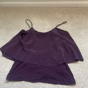 H&M purple flowy top